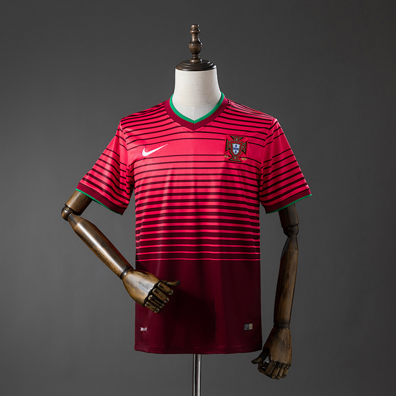 Camiseta retro de Portugal 2014 (tallas S-XXL)